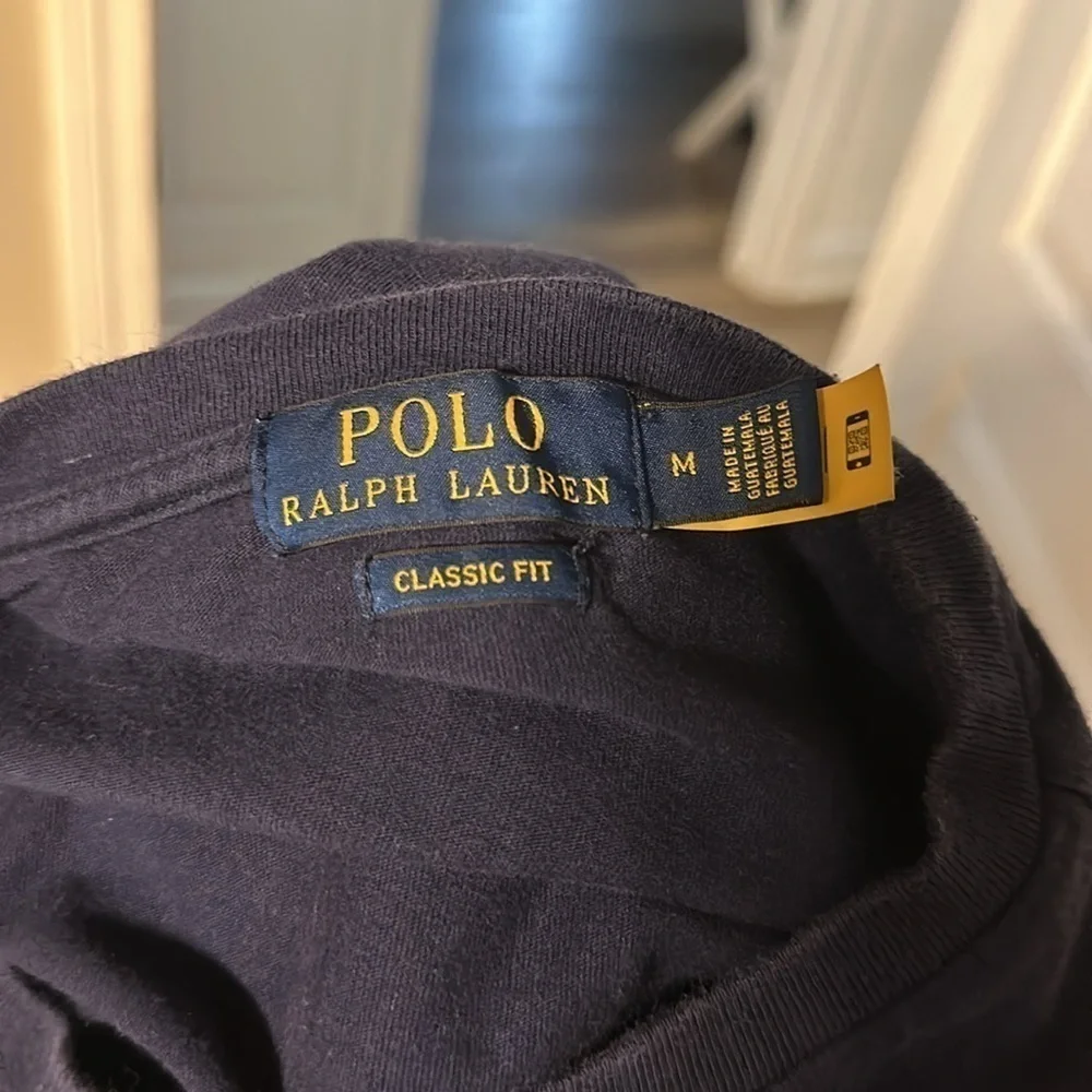 POLO Ralph Lauren mens Classic Fit stacked logo tie-dye t-shirt size medium